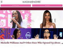 Tablet Screenshot of madamenoire.com